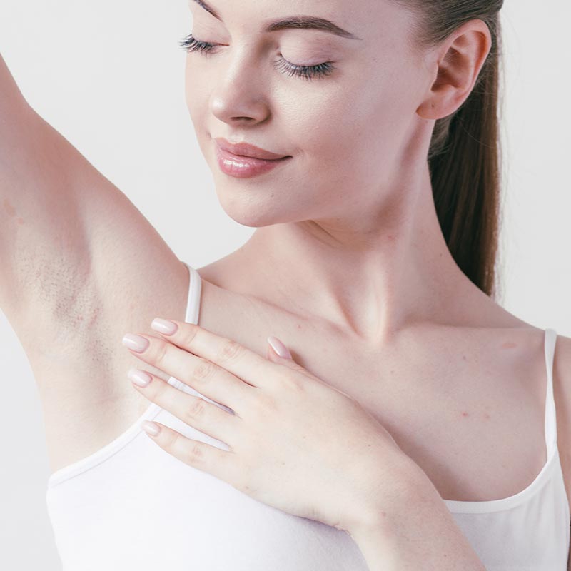 Underarms Laser Hair Removal – Exhale Laser